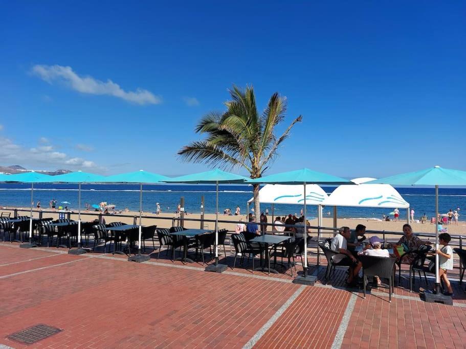 ラスパルマス・デ・グランカナリアAgua De Abril Las Canteras ¡En Un Minuto En El Mar! Ideal Descansar/Teletrabajarアパートメント エクステリア 写真